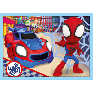 Puzzel Spidey and Friends 4 in 1