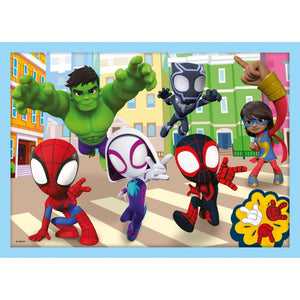 Puzzel Spidey and Friends 4 in 1