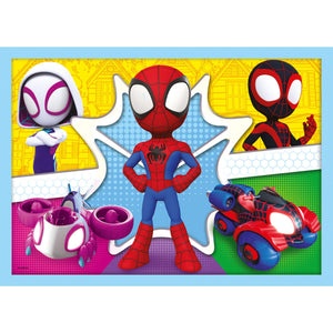 Puzzel Spidey and Friends 4 in 1