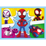 Puzzel Spidey and Friends 4 in 1