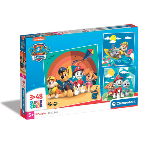 Clementoni paw patrol puzzel 3 x 48 stukjes