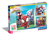 Spidey And Friends puzzel 3 x 48 stukjes