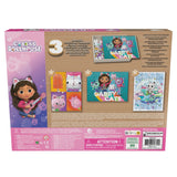 Gabby's Dollhouse Puzzel 3 Pack: Houten Puzzel In  Houten Doos