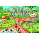 Puzzel Dag In De Dierentuin 2X24 Stuks