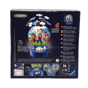 Puzzel 3D met licht paw patrol