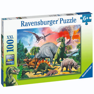 Ravensburger puzzel tussen de dino's 100 xxl