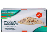 Alert Outdoor Spel Domino XL Hout 7,5 x 15 cm  7,5x15cm