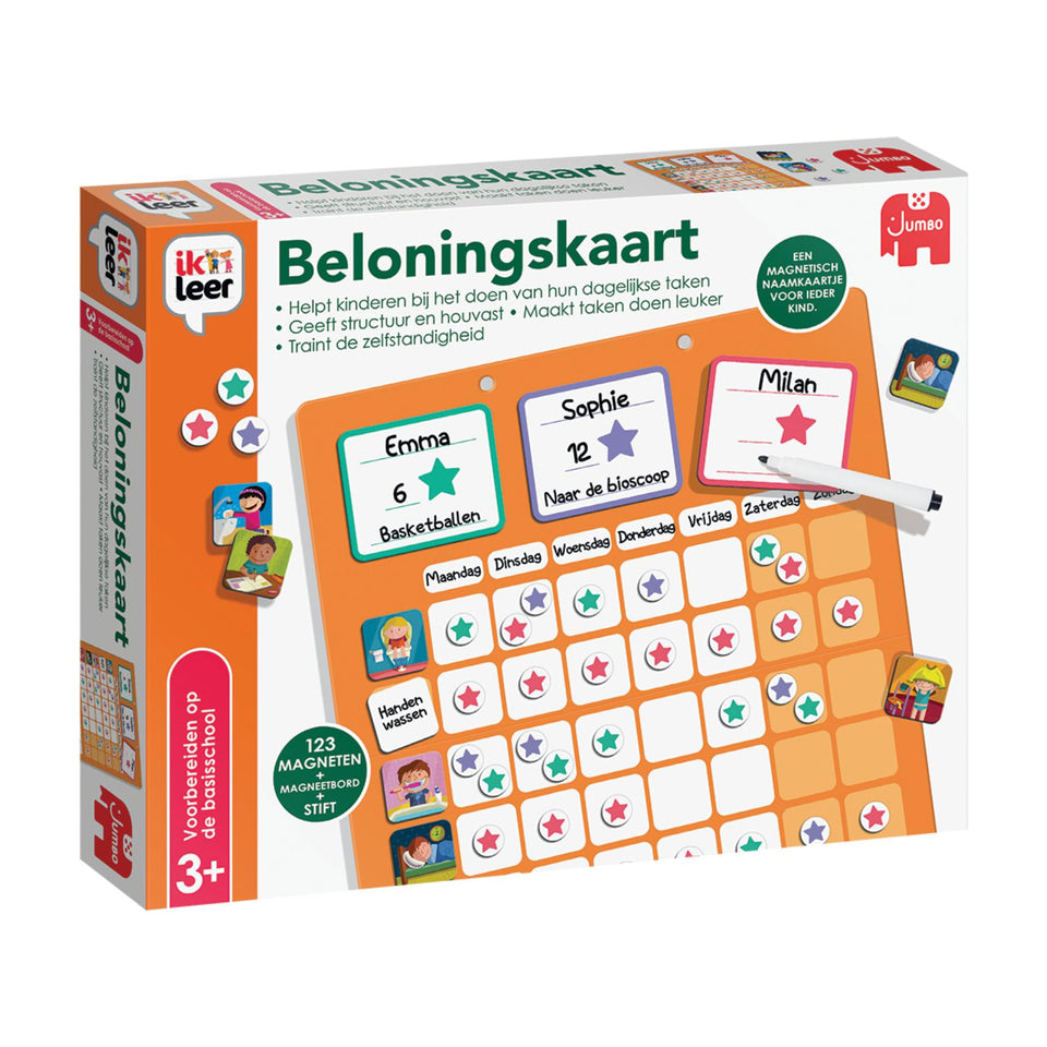 Ik leer beloningskaart