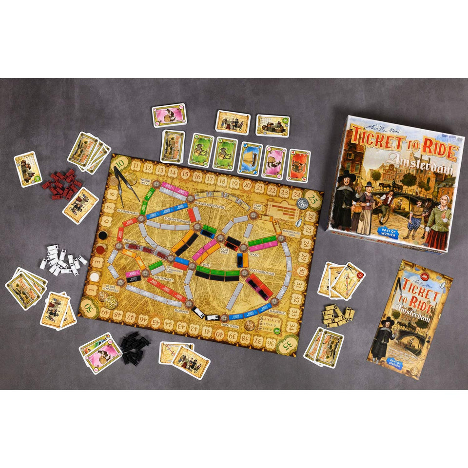 Ticket To Ride Amsterdam - bordspel