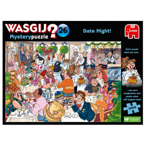 Puzzel Wasgij Retro Mystery 26 date night 1000 stukjes