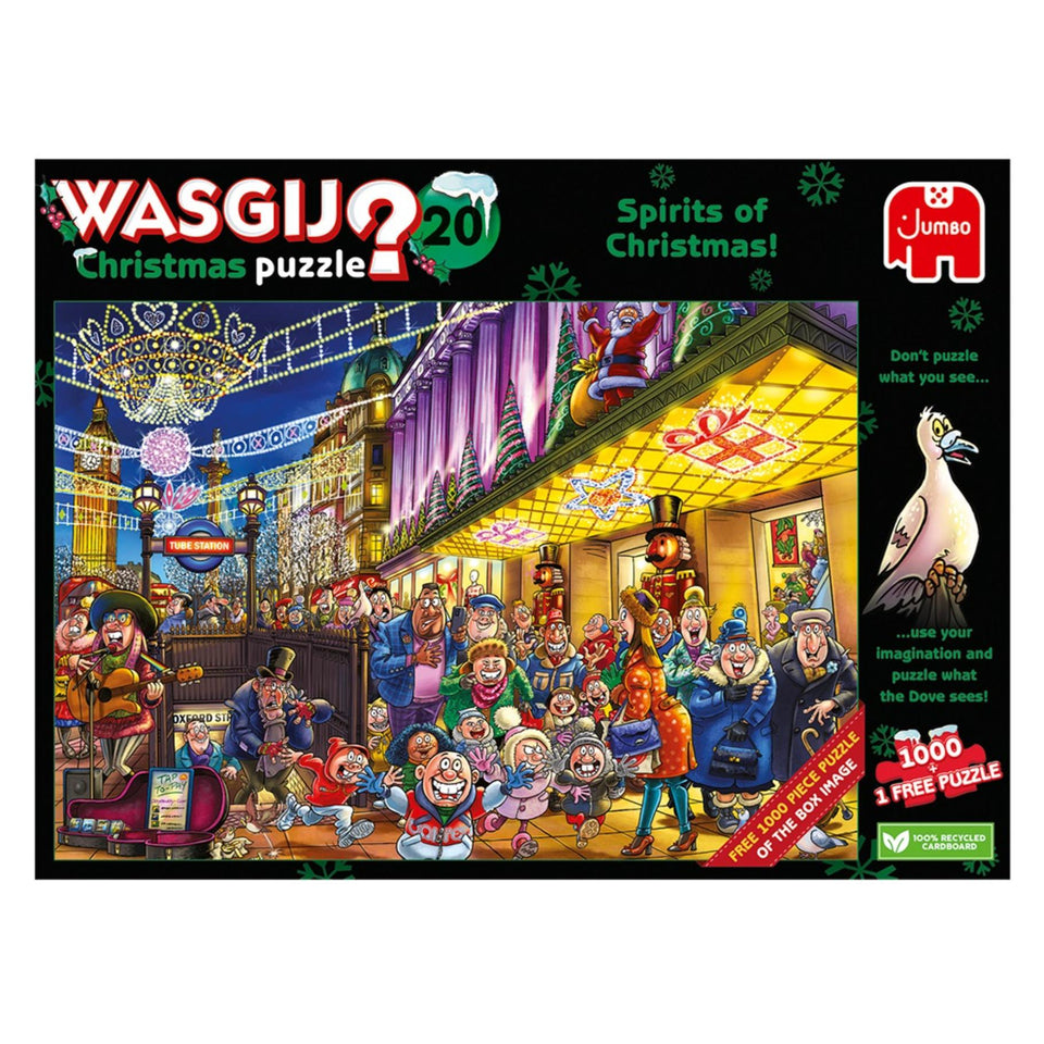 Puzzel Wasgij kerstmis 20 2 x 1000 stukjes