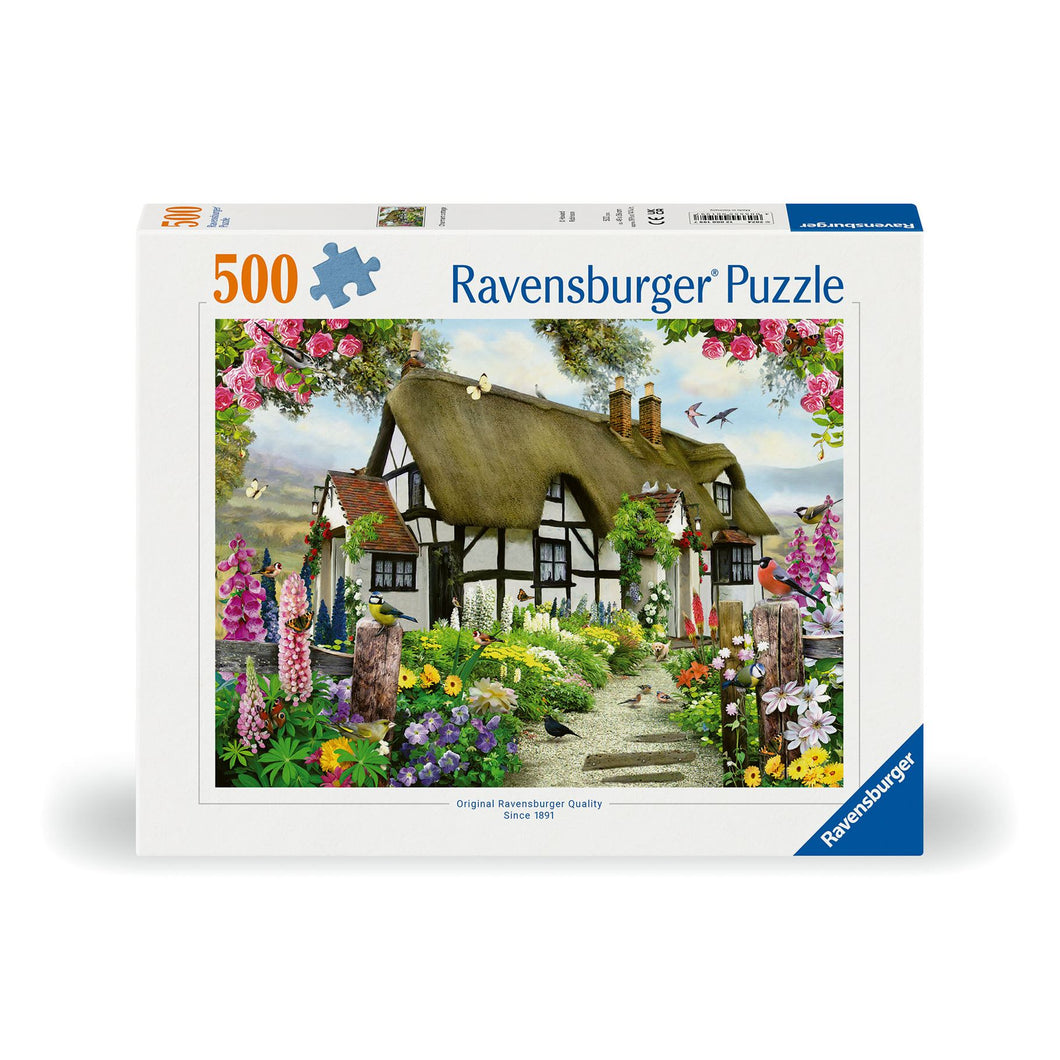 Ravensburger Puzzel idyllische cottage 500 stukjes