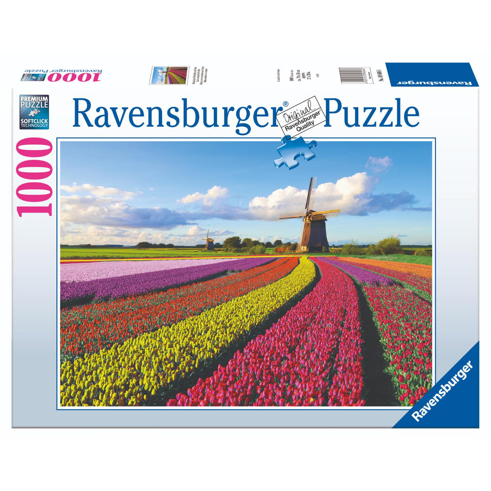 Ravensburger puzzel Hollandse windmolen 1000  stukjes