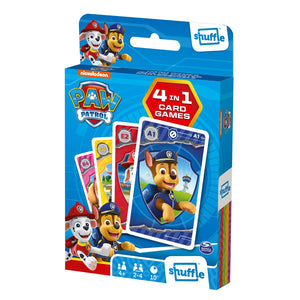 Shuffle 4-in-1 Paw Patrol - Kaartspel