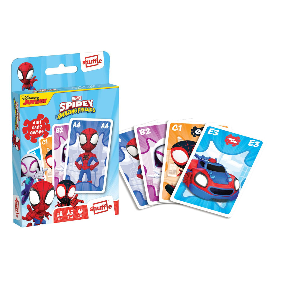 Shuffle 4-in-1 Spidey - Kaartspel