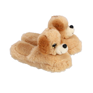 Pantoffels pluche hond kids maat 25-27