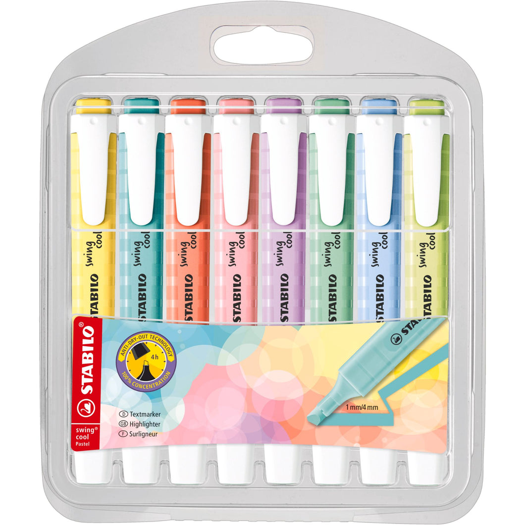 Stabilo Swing cool pastel stift 8 stuks