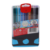 Stabilo Pen 68 Colorparade Antraciet/Lichtblauw 20 Kleuren