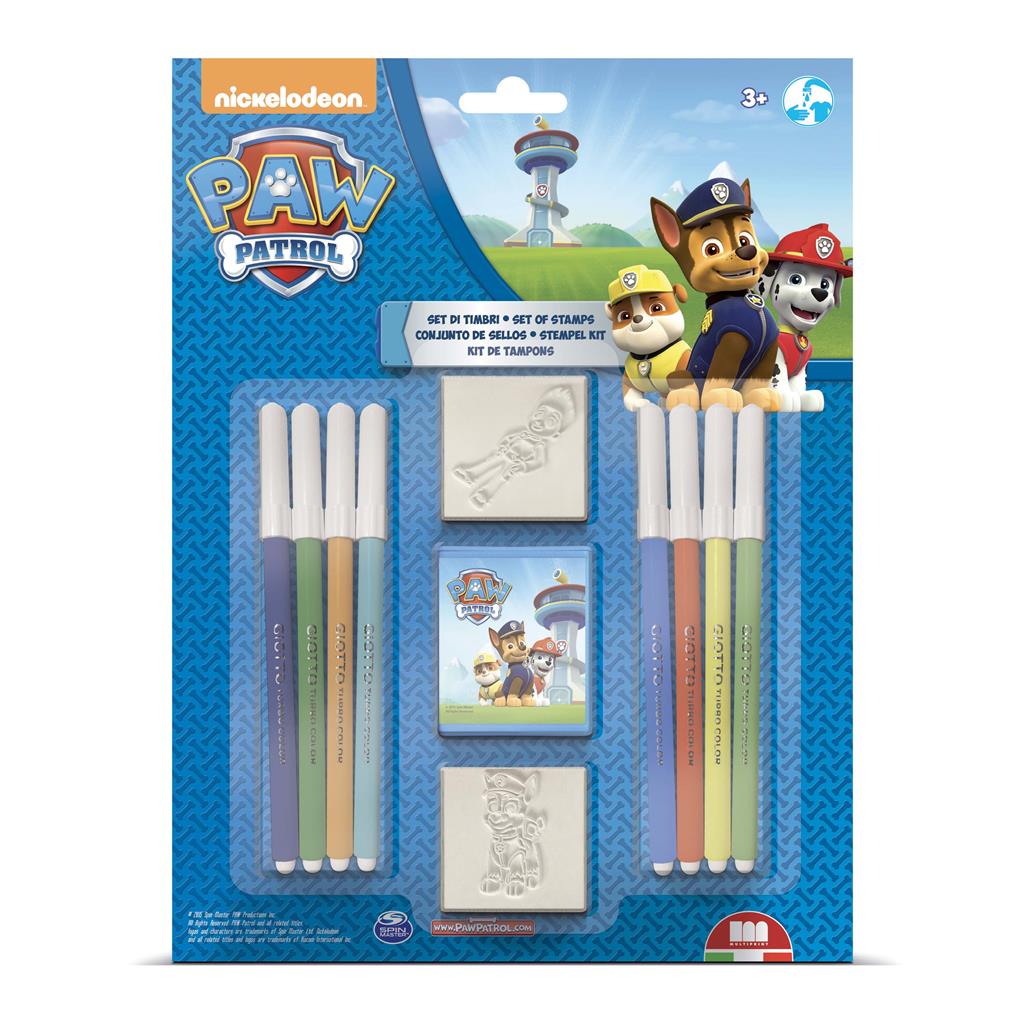 Paw patrol stempelset 11 delig