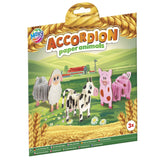 Papier knutselen Accordion dieren 3 stuks  2 assorti