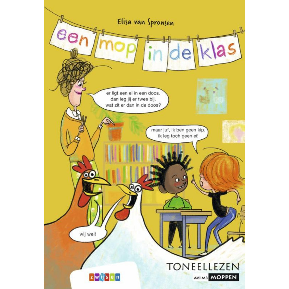 Toneellezen een mop in de klas - Kinderboek