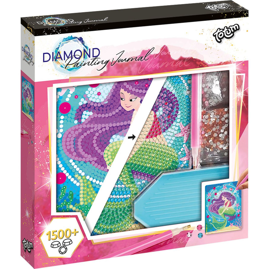 Diamond painting notitieboek zeemeermin