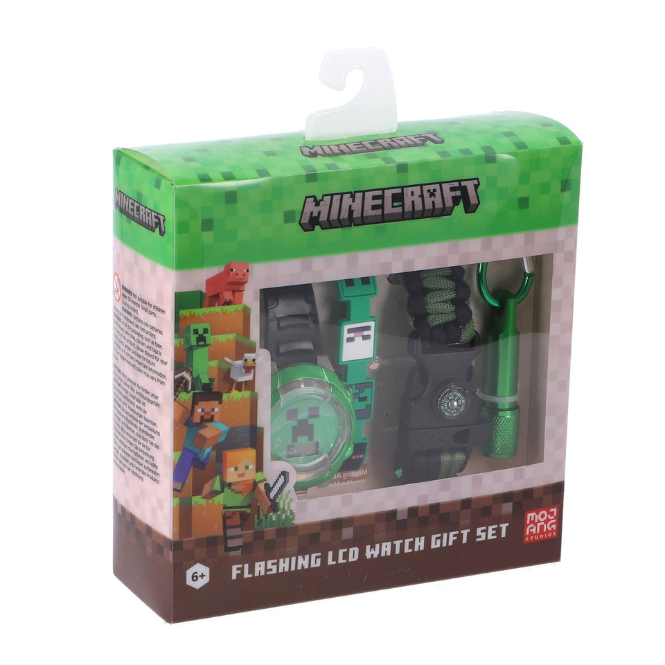 Minecraft Horloge Cadeau Set