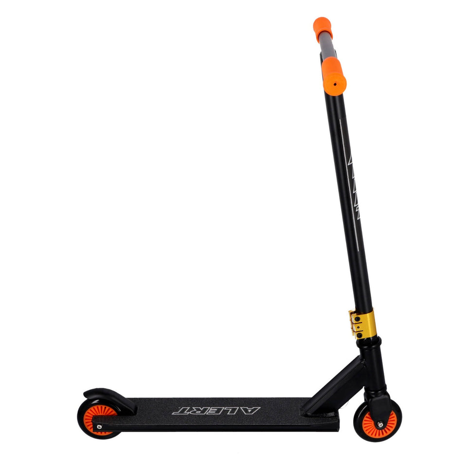 Alert Outdoor Stunt Step Abec 9 Recht Stuur Oranje/Zwart