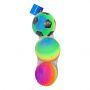 Alert Sport Minivoetbal 15 cm PVC Regenboog (3 Stuks)