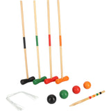 Alert Outdoor Croquet Hout XL 75 Cm  Met Handig Opbergnet