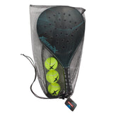 Padelset racket en 3 ballen en 2 asst.