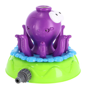 Watersproeier octopus met bellenblaas deluxe