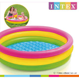 Intex Zwembad Baby Sunset 3 Rings 114 X 25 Cm