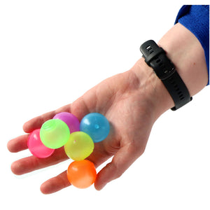 Sticky Stress Ballen Glow In The Dark