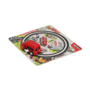 Raceset auto met baan en accessoires in koffer 2 assorti