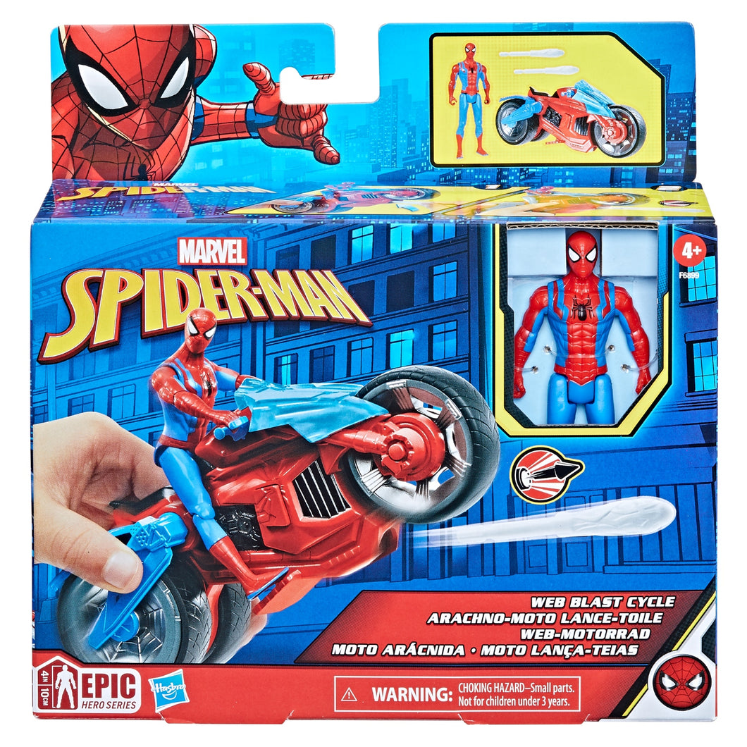 Marvel Spiderman Hero Figuur En Auto