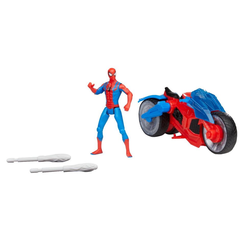 Marvel Spiderman Hero Figuur En Auto