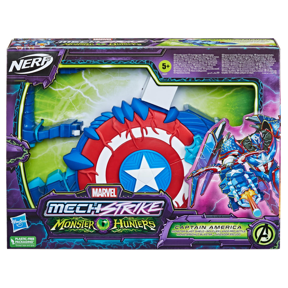 Nerf Marvel Mech Strike Monster Hunters Captain America