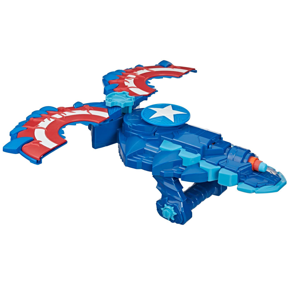 Nerf Marvel Mech Strike Monster Hunters Captain America