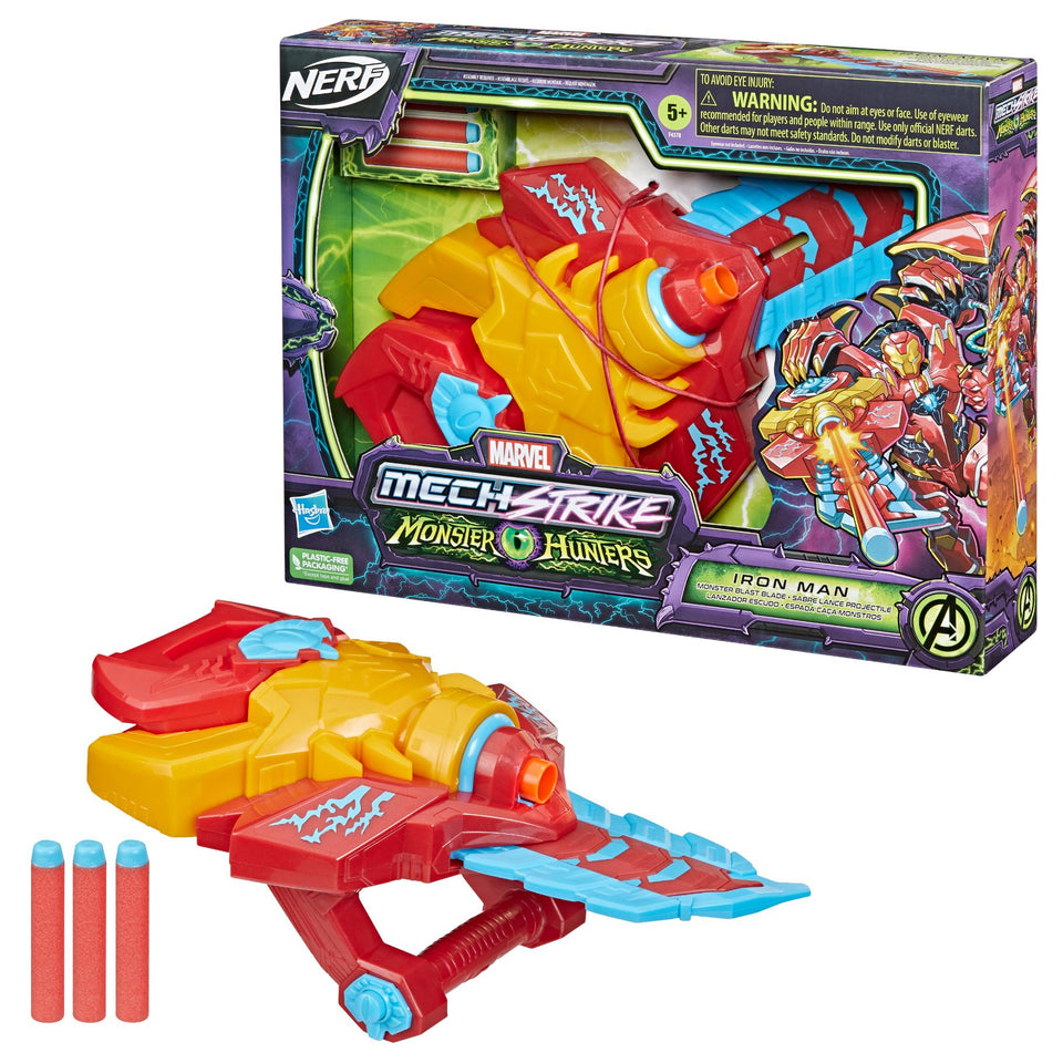 Nerf Marvel Mech Strike Monster Hunters Iron Man