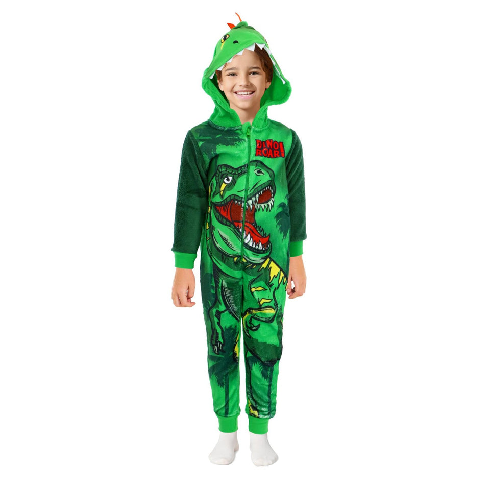 Onesie dino roar maat 98-104