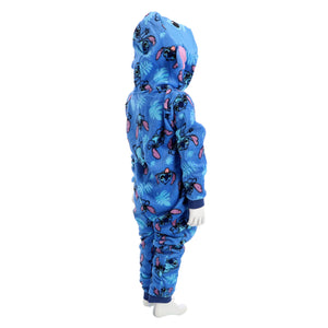 Onesie lilo & stitch blauw maat 98-104