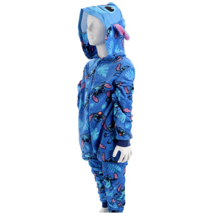 Onesie lilo & stitch blauw maat 98-104