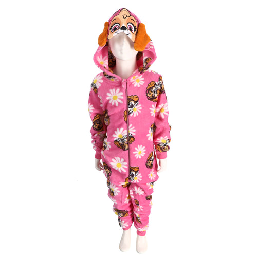 Onesie paw patrol roze maat 122-128