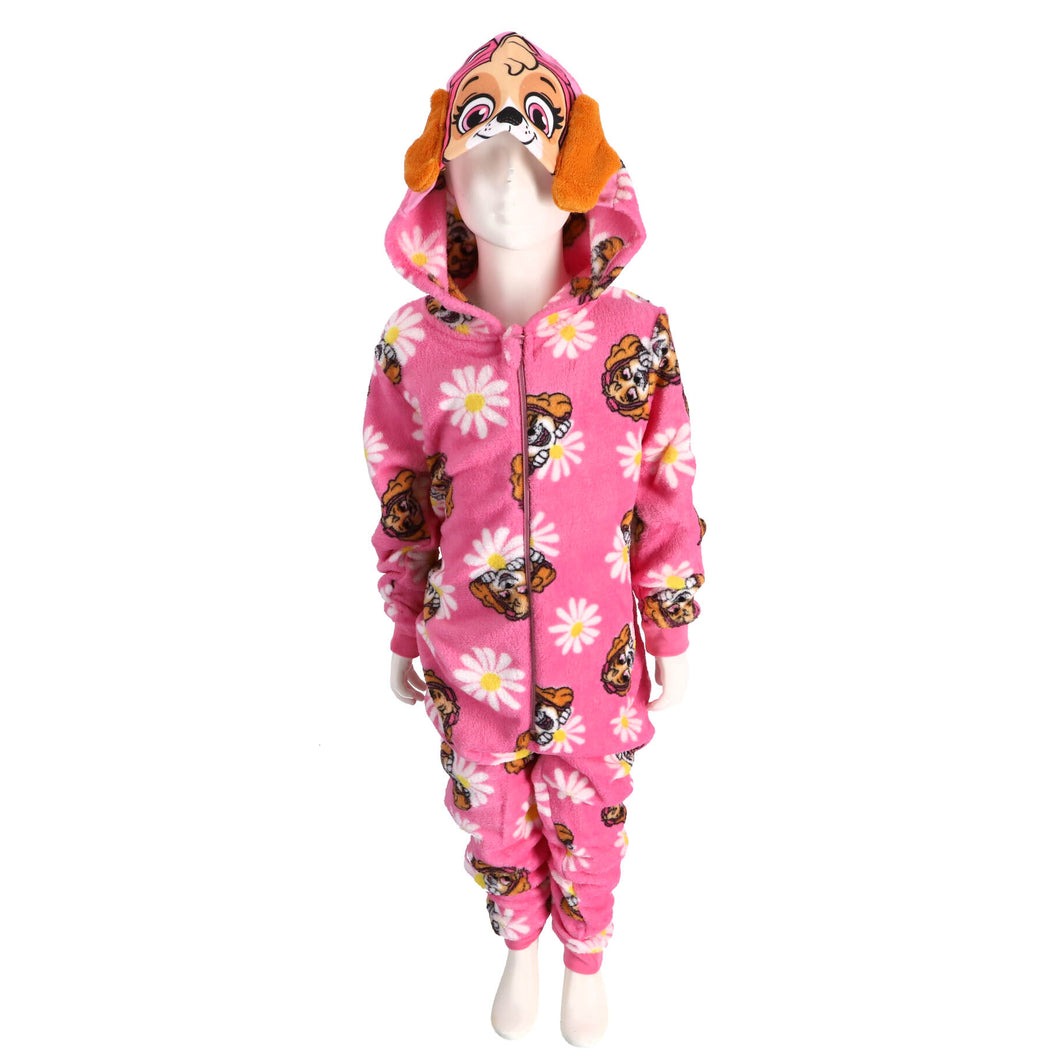 Onesie paw patrol roze maat 122-128