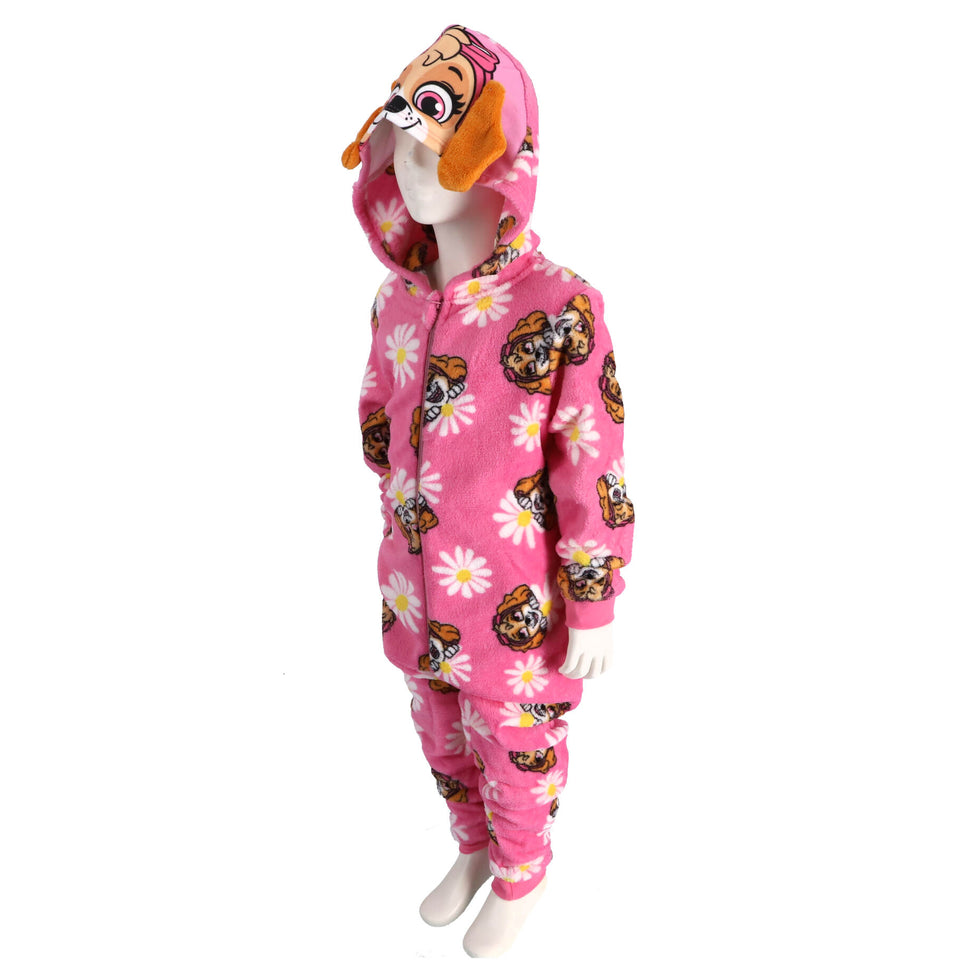 Onesie paw patrol roze maat 122-128