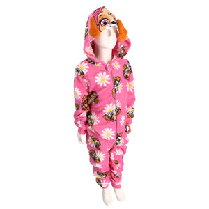 Onesie paw patrol roze maat 122-128