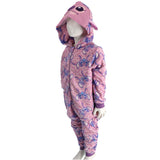 Onesie lilo & stitch roze maat 122-128