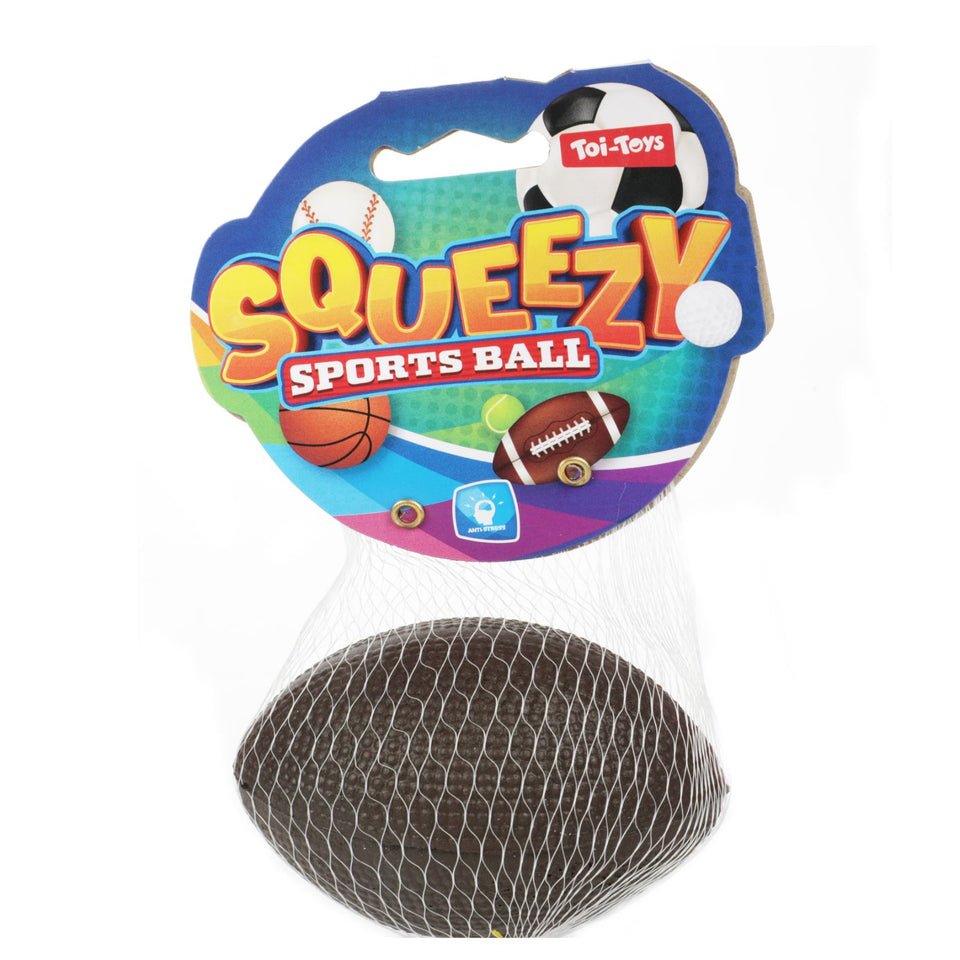 Squeezy sportbal 6 cm 6 assorti