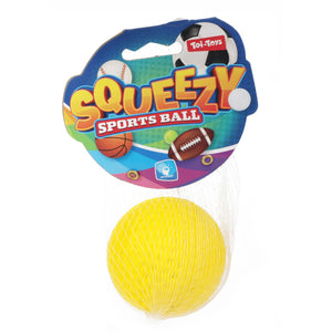 Squeezy sportbal 6 cm 6 assorti